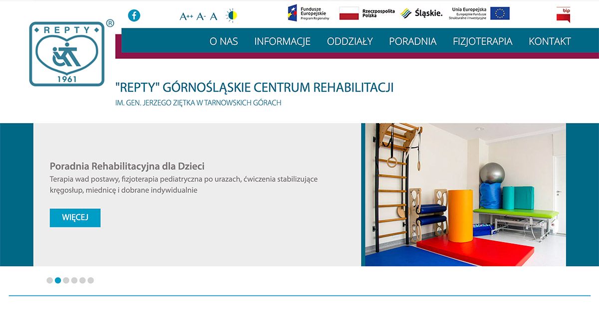 Repty Górnośląskie Centrum Rehabilitacji Im.Gen.Jerzego Ziętka Z.O.Z.