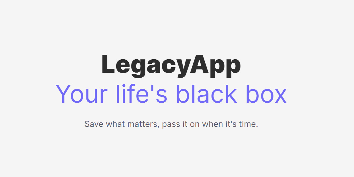Legacyapp P.S.A.