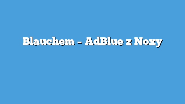 Blauchem sp. z o.o.