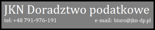 JKN Doradztwo Podatkowe Jan Ney