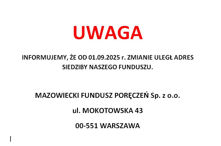 Mazowiecki Fundusz Poręczeń sp. z o.o.